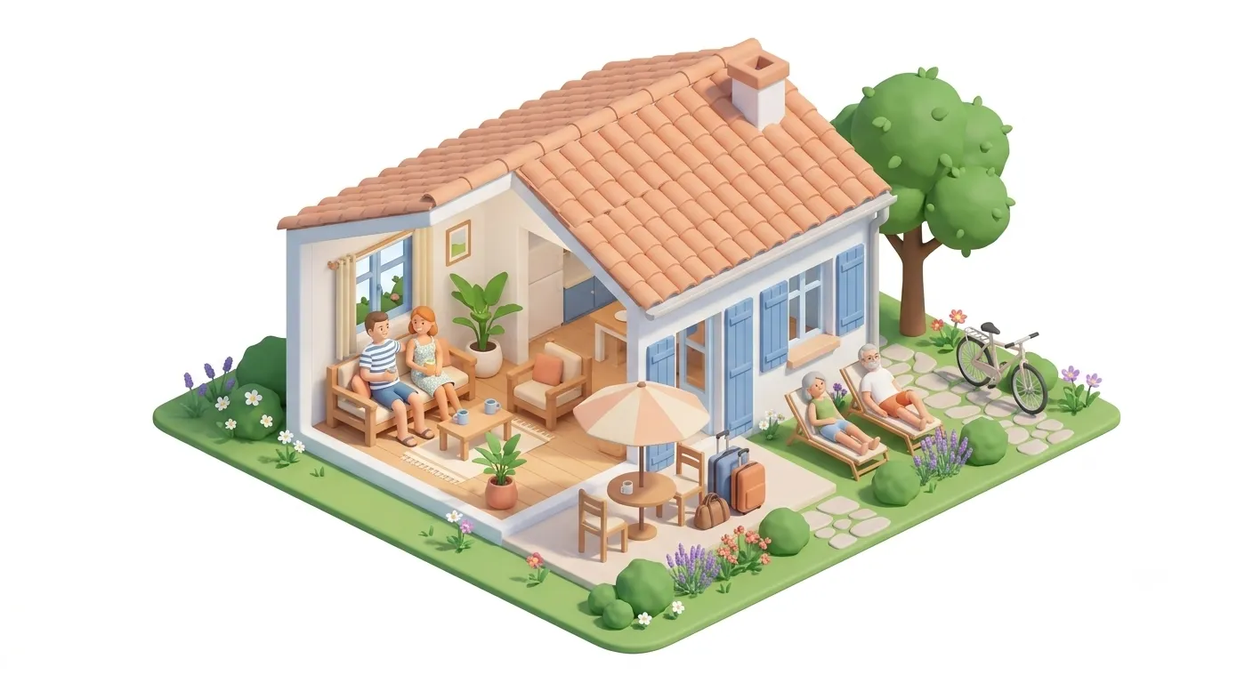 Illustration 3D Résidence Secondaire